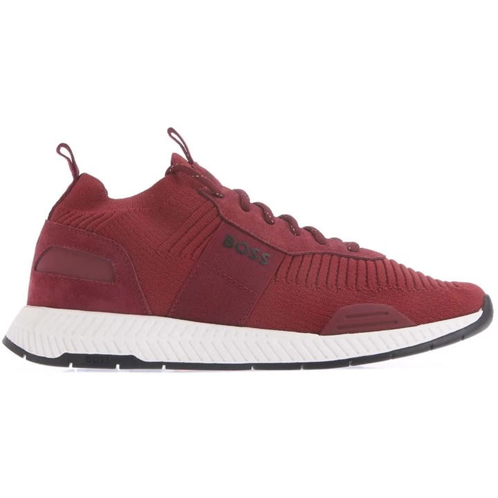 Hugo Boss Men's Titanium Knit Runners - Red